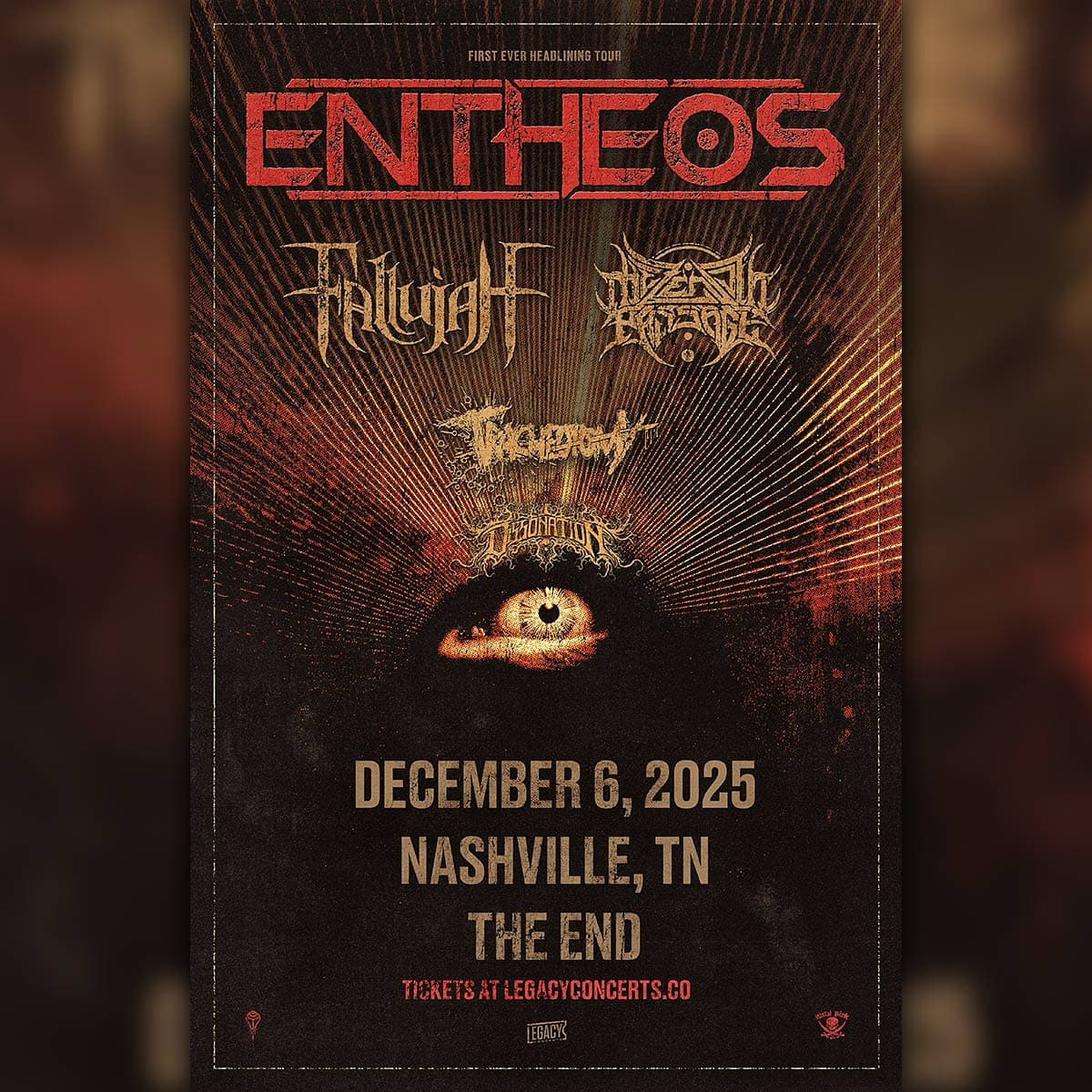 Entheos // Fallujah // The Zenith Passage // Tracheotomy // Dissonation