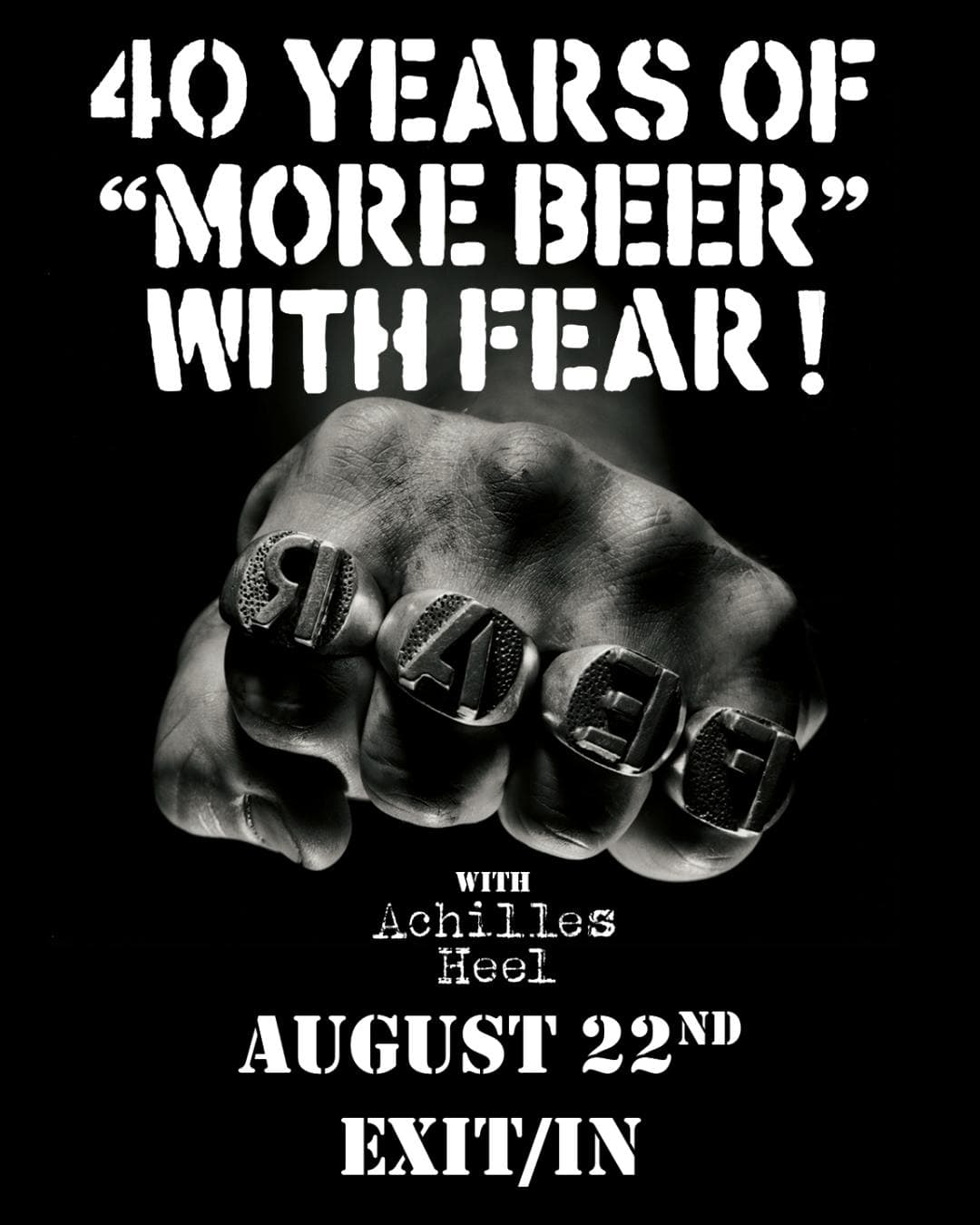 FEAR // Achilles Heel - 40 Years of "More Beer"