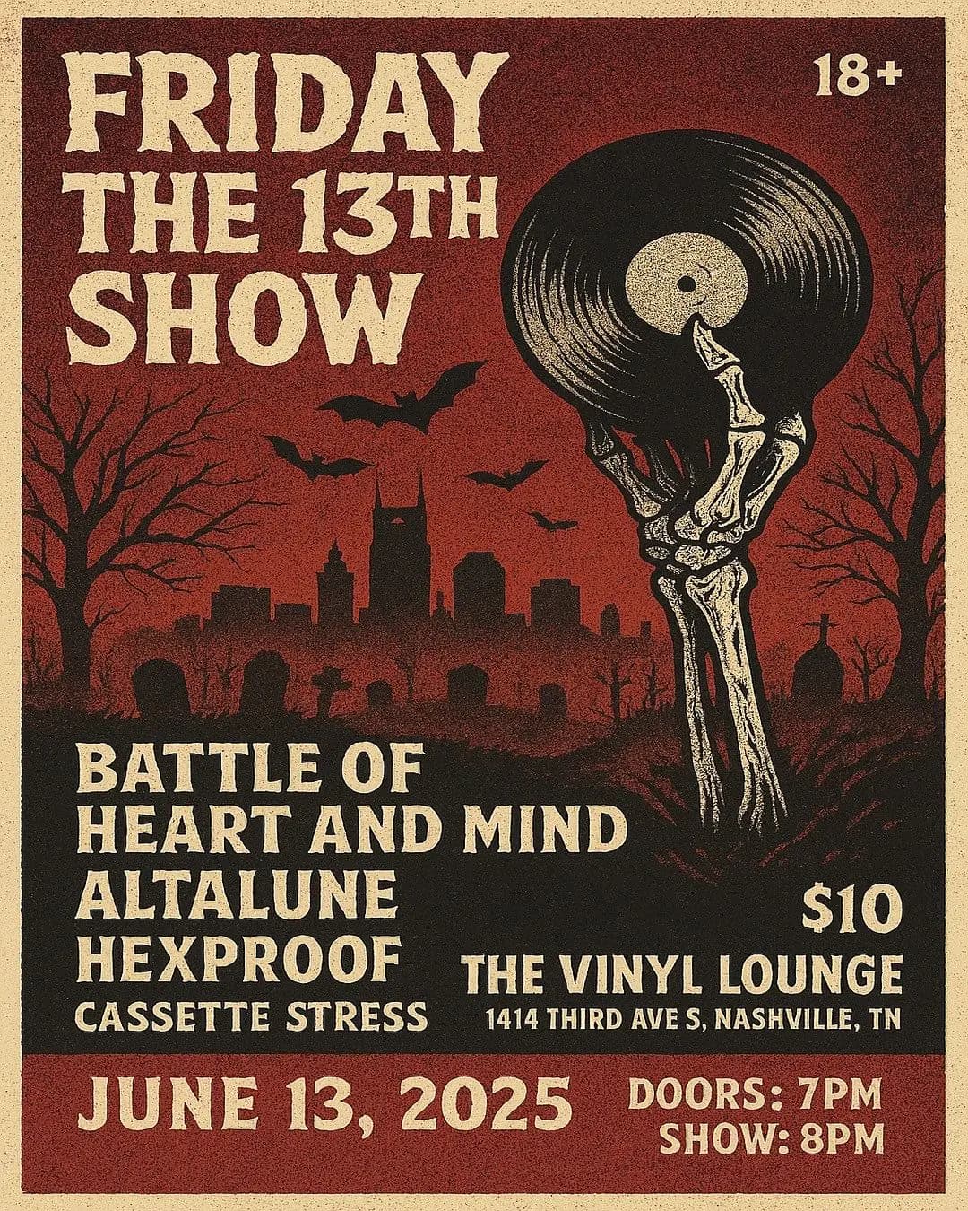 Friday The 13th Show: Battle of Heart and Mind // Altalune // Hexproof // Cassette Stress