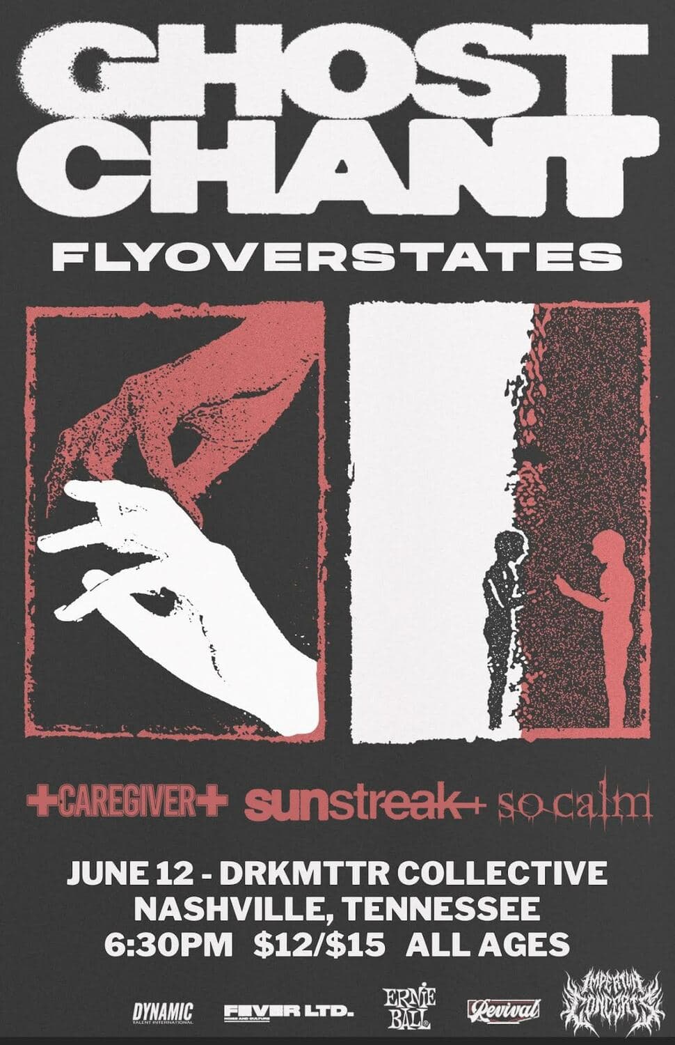 Ghost Chant // Fly Over States // +Caregiver+ // Sunstreak // So Calm
