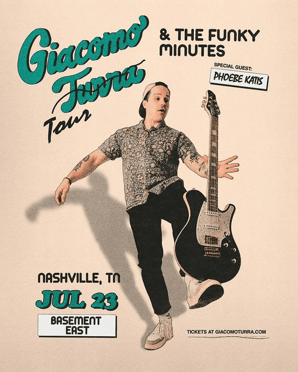 Giacomo Turra & The Funky Minutes w/ Phoebe Katis