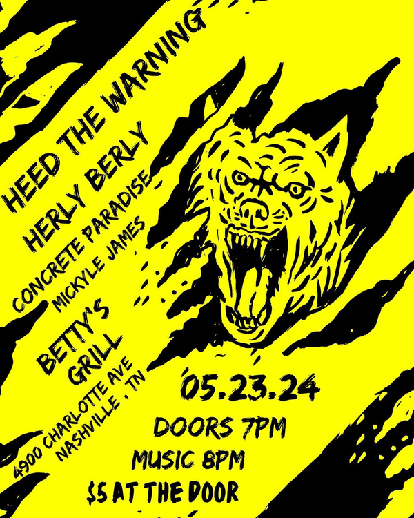 Heed The Warning // Herly Berly // Concrete Paradise // Mickyle James