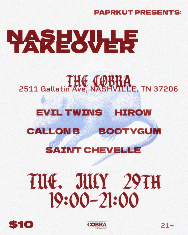 Hirow // Saint Chevelle // Callon B // Bootygum // Evil Twins