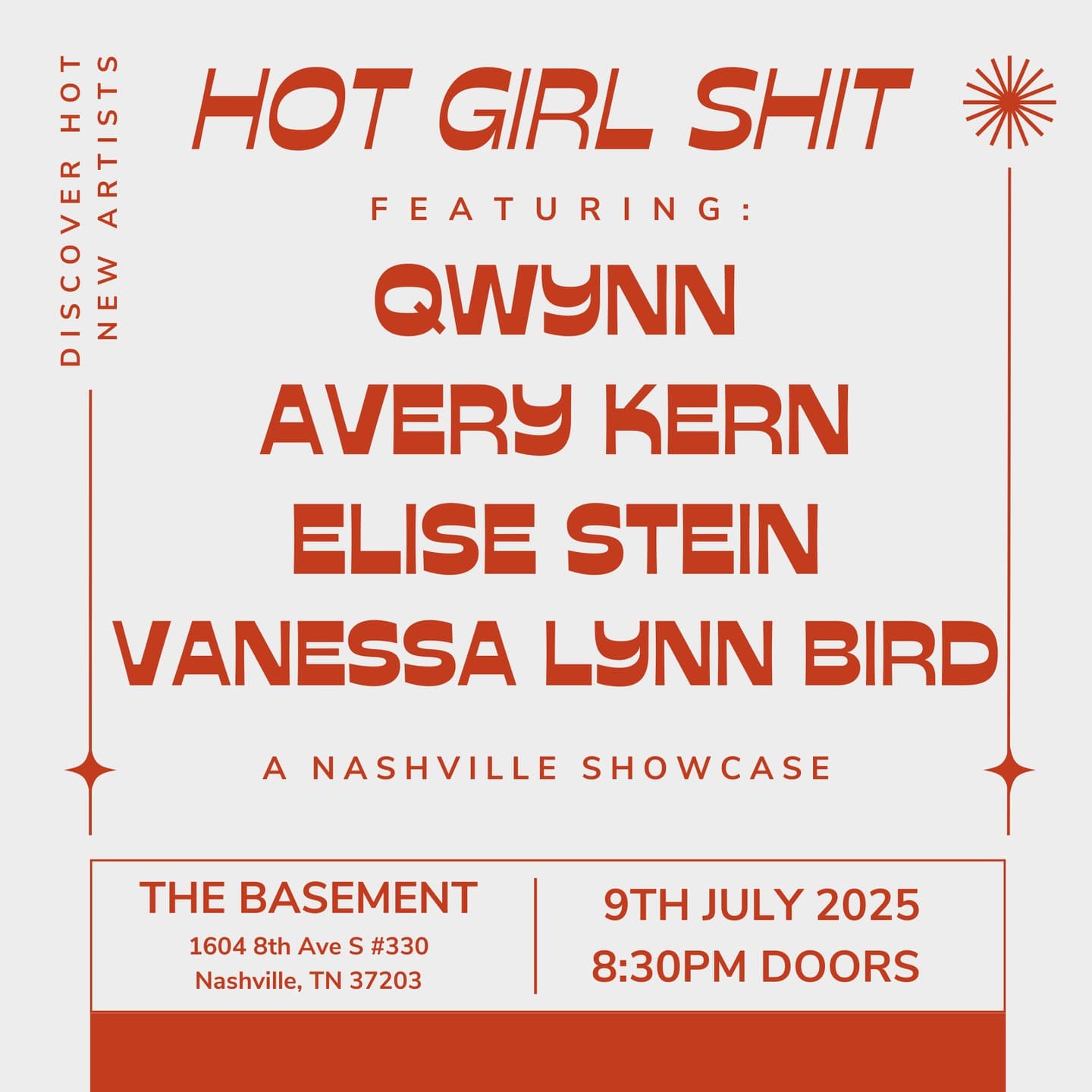 HOT GIRL SH*T: Qwynn // Avery Kern // Elise Stein // Vanessa Lynn Bird