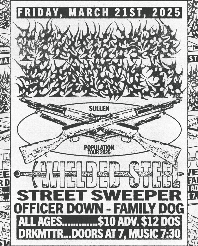 Human Shield // Wielded Steel // Street Sweeper // Officer Down // Family Dog