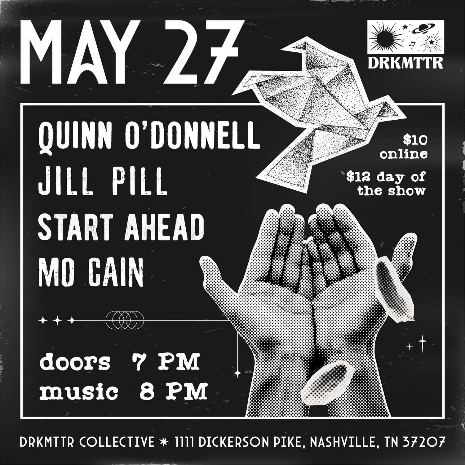 Jill Pill // Quinn O'Donnell // Start Ahead // Mo Cain