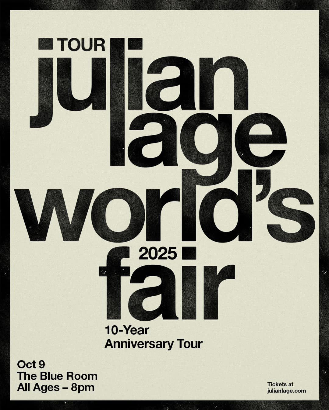 Julian Lage World’s Fair 10-Year Anniversary Tour