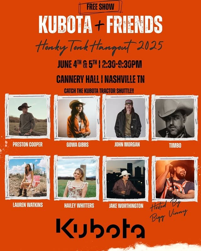 KUBOTA + FRIENDS HONKY TONK HANGOUT 2025 - Day 1