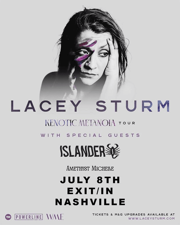 Lacey Sturm w/ Islander and Amethyst Michelle