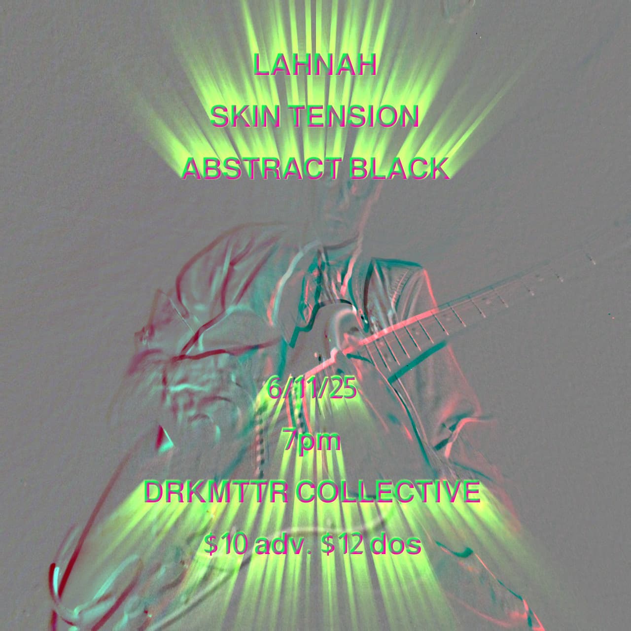 Lahnah // Skin Tension // Abstract Black