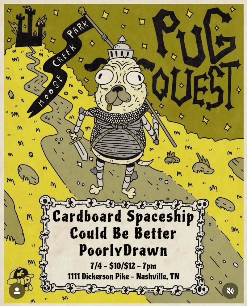 Moosecreek Park // Cardboard Spaceship // Could Be Better // Poorly Drawn