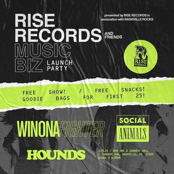 Music Biz Launch Party: Winona Fighter //Social Animals // Hounds