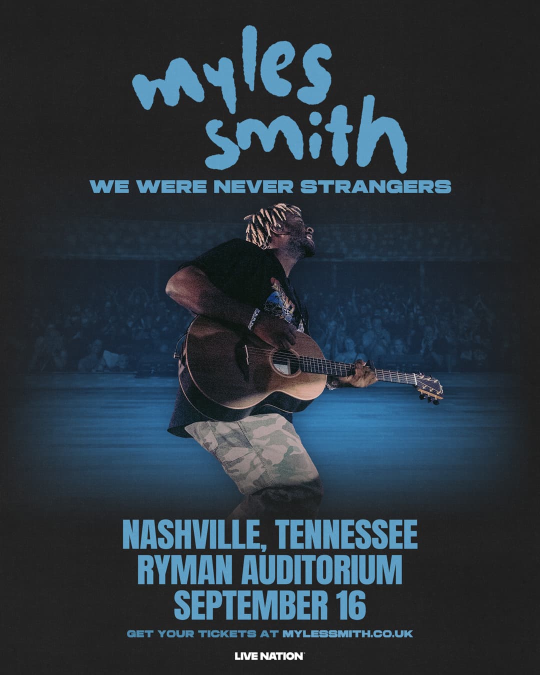 Myles Smith – We Were Never Strangers Tour 2025