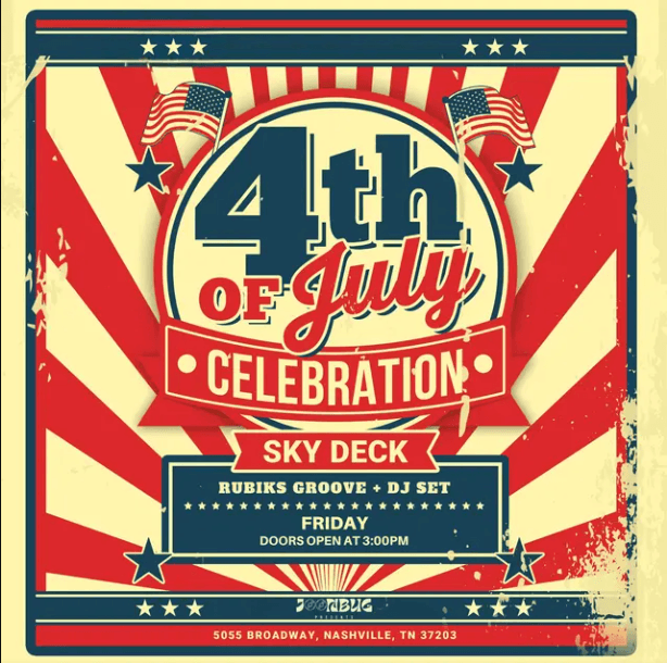 Nashville 4th of July Skydeck Rooftop Party