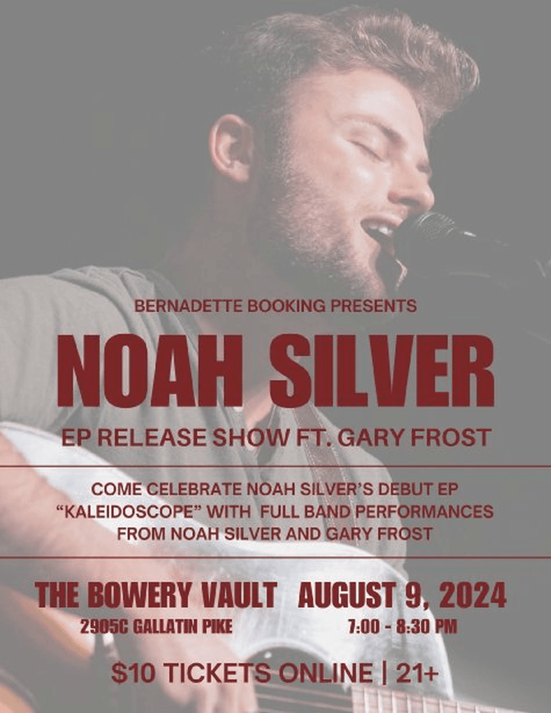 Noah Silver EP Release Show ft. Gary Frost