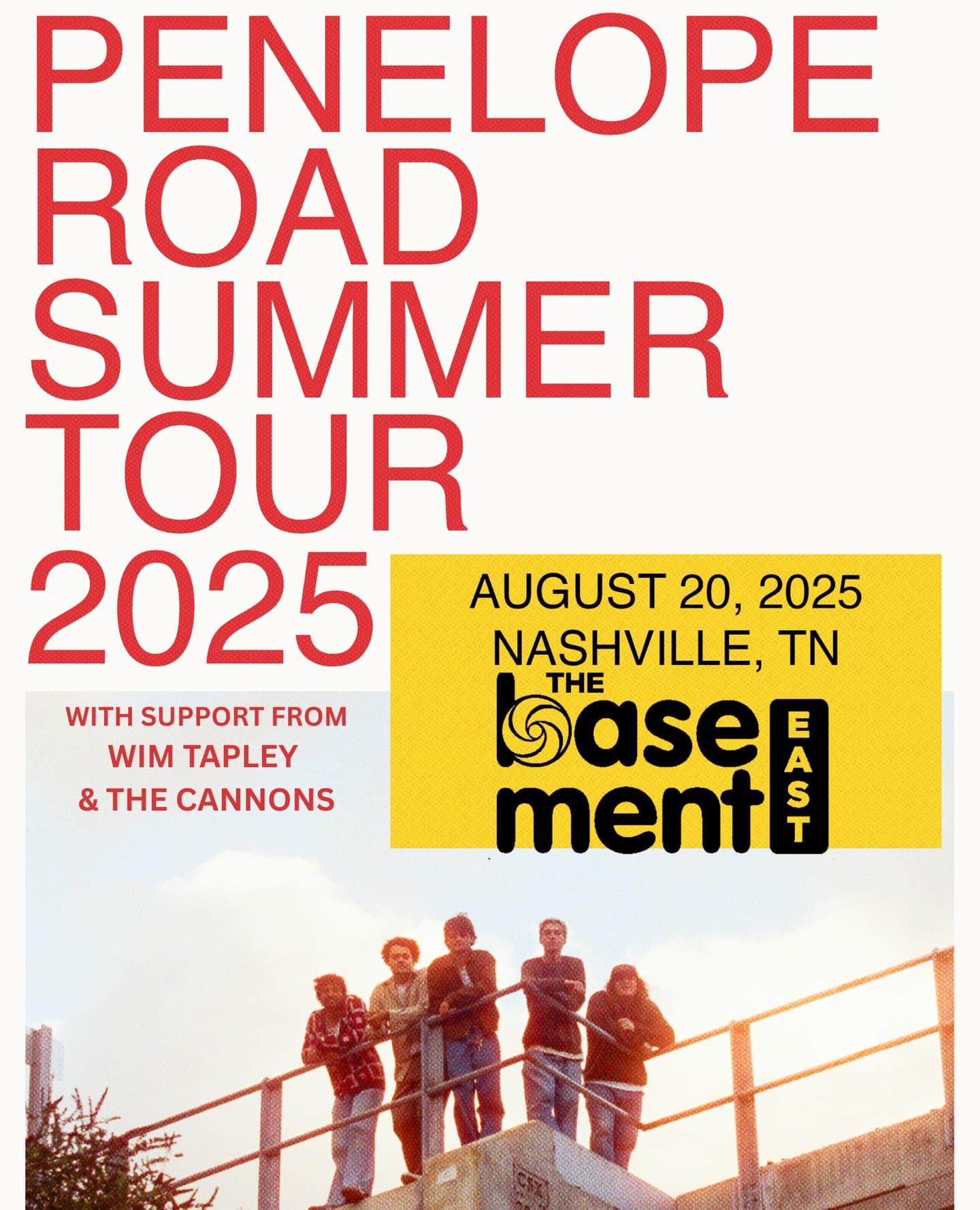 Penelope Road // Wim Tapley & The Cannons - Summer Tour 2025