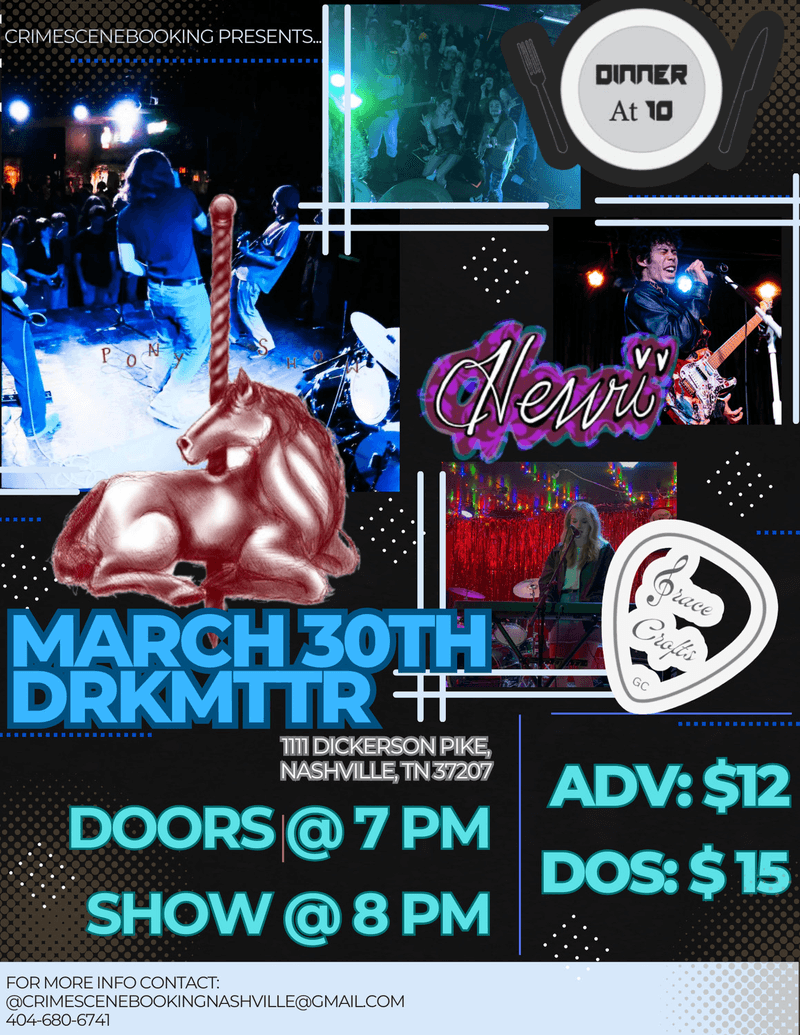 Pony Show // Henri // Dinner at 10 // Grace Crofts