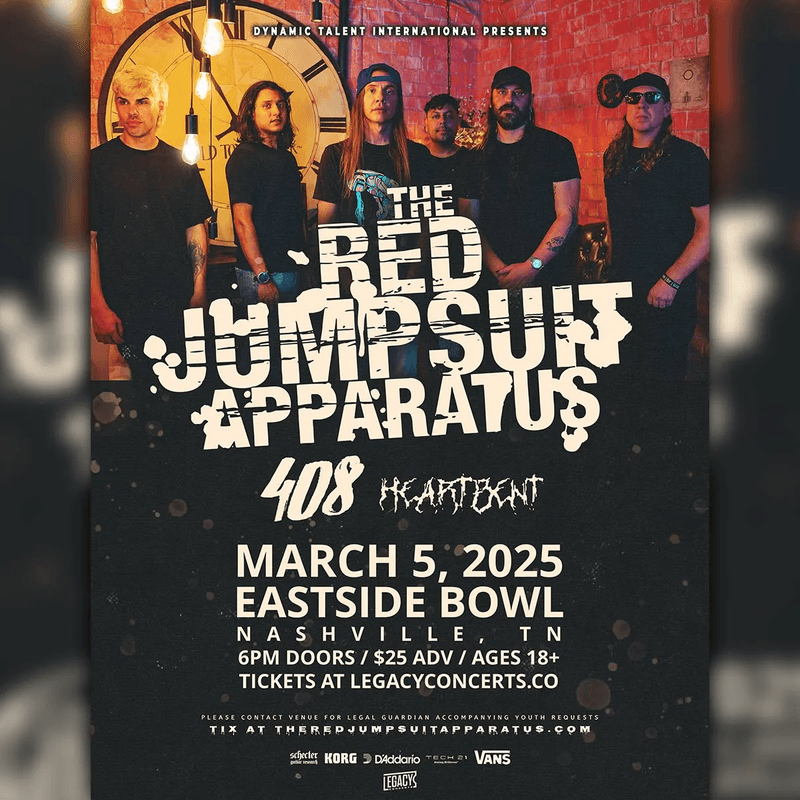Red Jumpsuit Apparatus // 408 // Heartbent