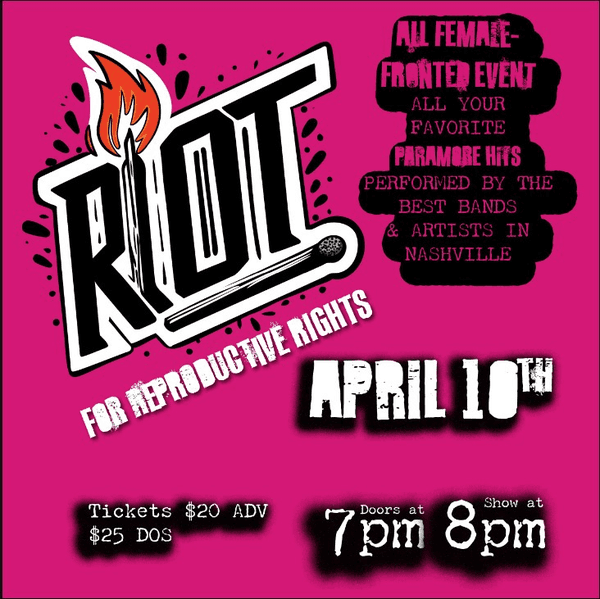 Riot! for Reproductive Rights: A Paramore Tribute	ShareShare