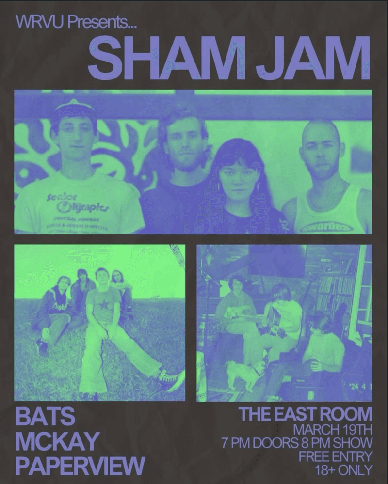 Sham JAM: Bats // McKay // Paperview