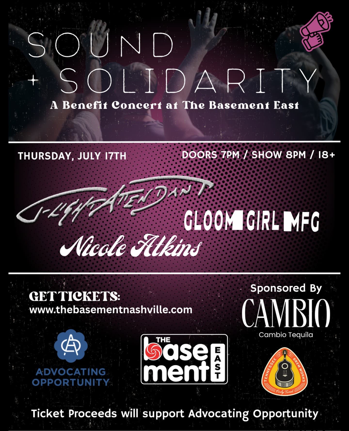 Sound + Solidarity: A Benefit Concert for Advocating Opportunity