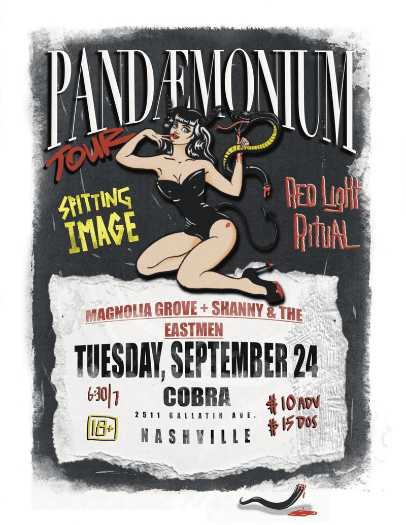 Spitting Image // Red Light Ritual // Magnolia Grove // Shanny & the Eastmen