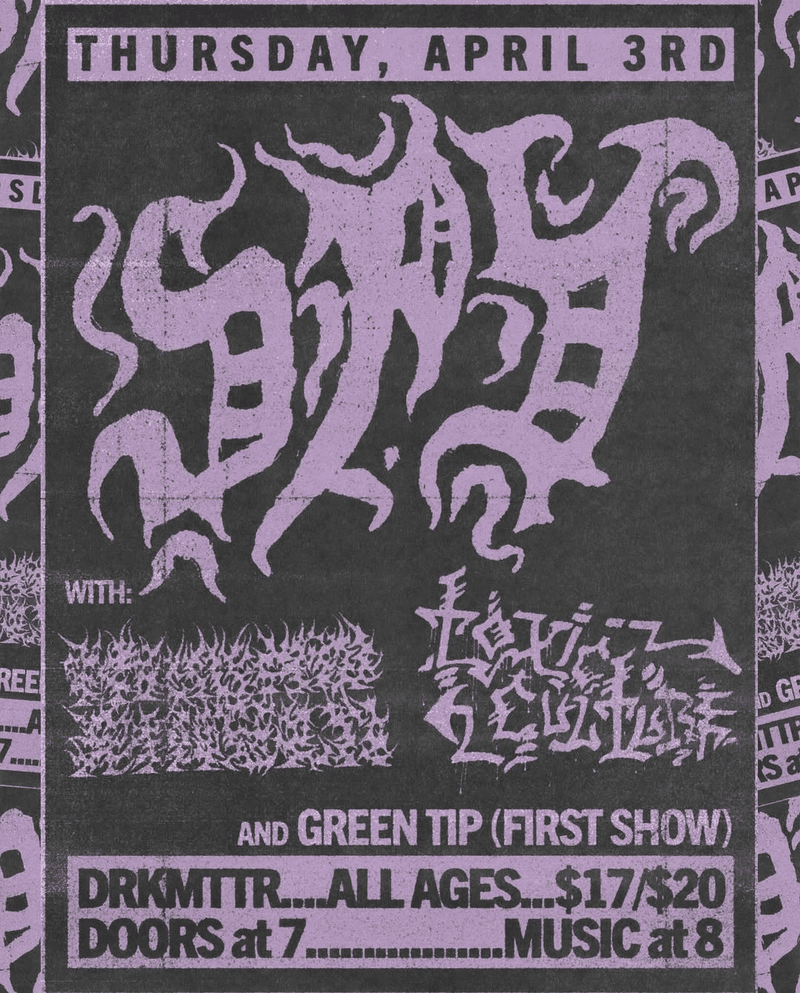 Spy // Human Shield // Toxic Culture // Green Tip - “Seen Enough" USA Tour 2025