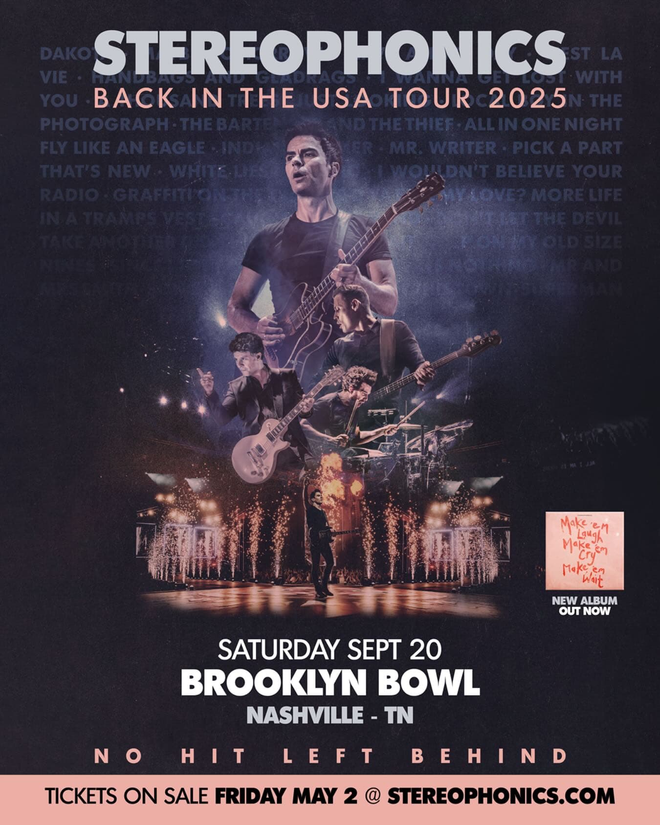 Stereophonics - Back in the USA Tour 2025