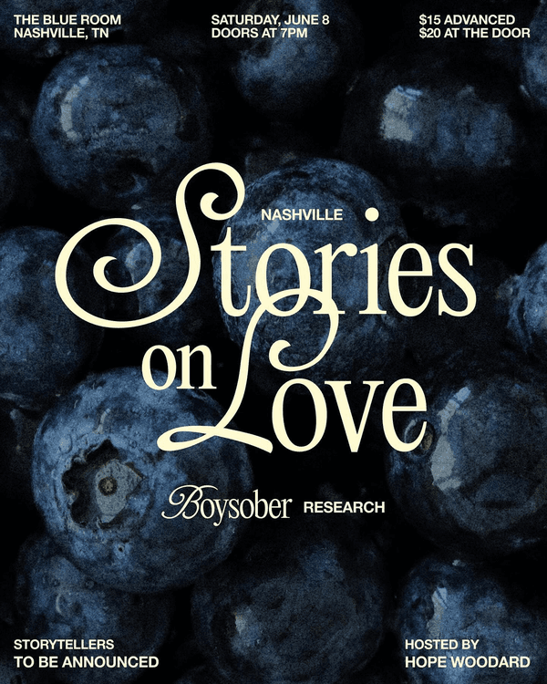 Stories on Love: Boysober Research