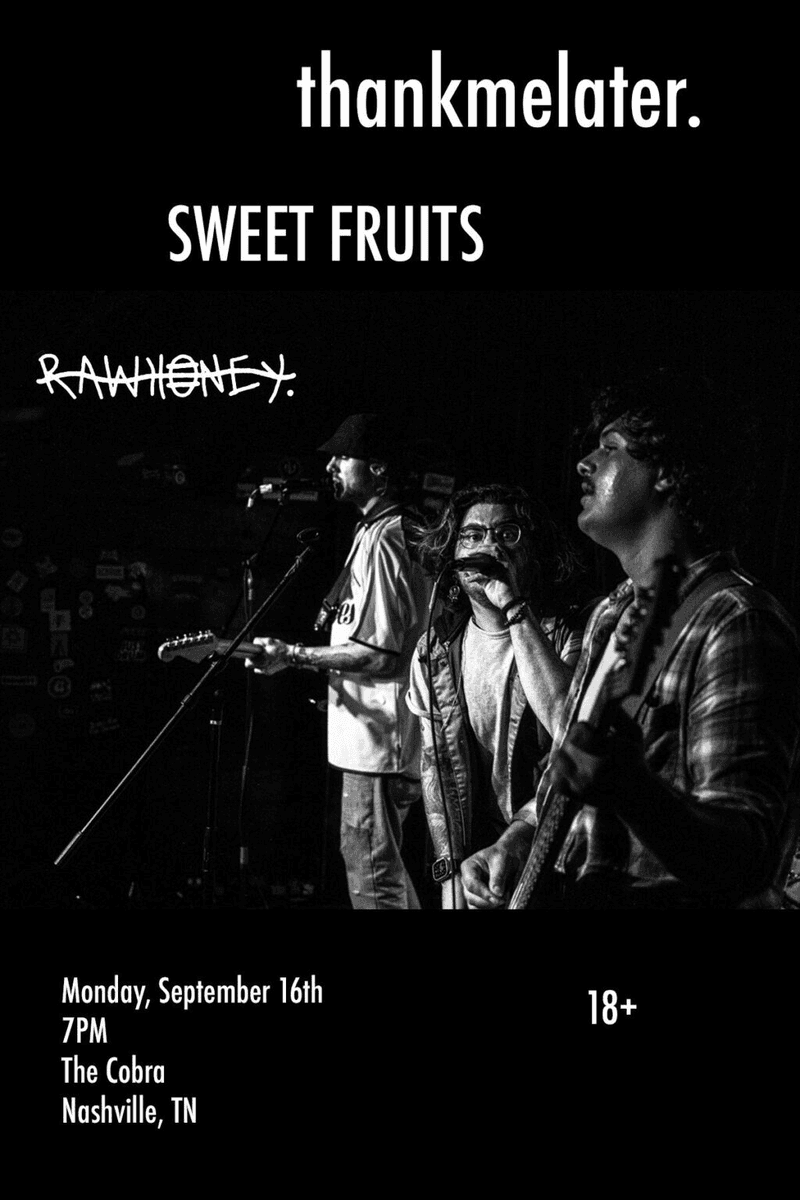 thankmelater. // SWEET FRUITS // RAWHONEY.