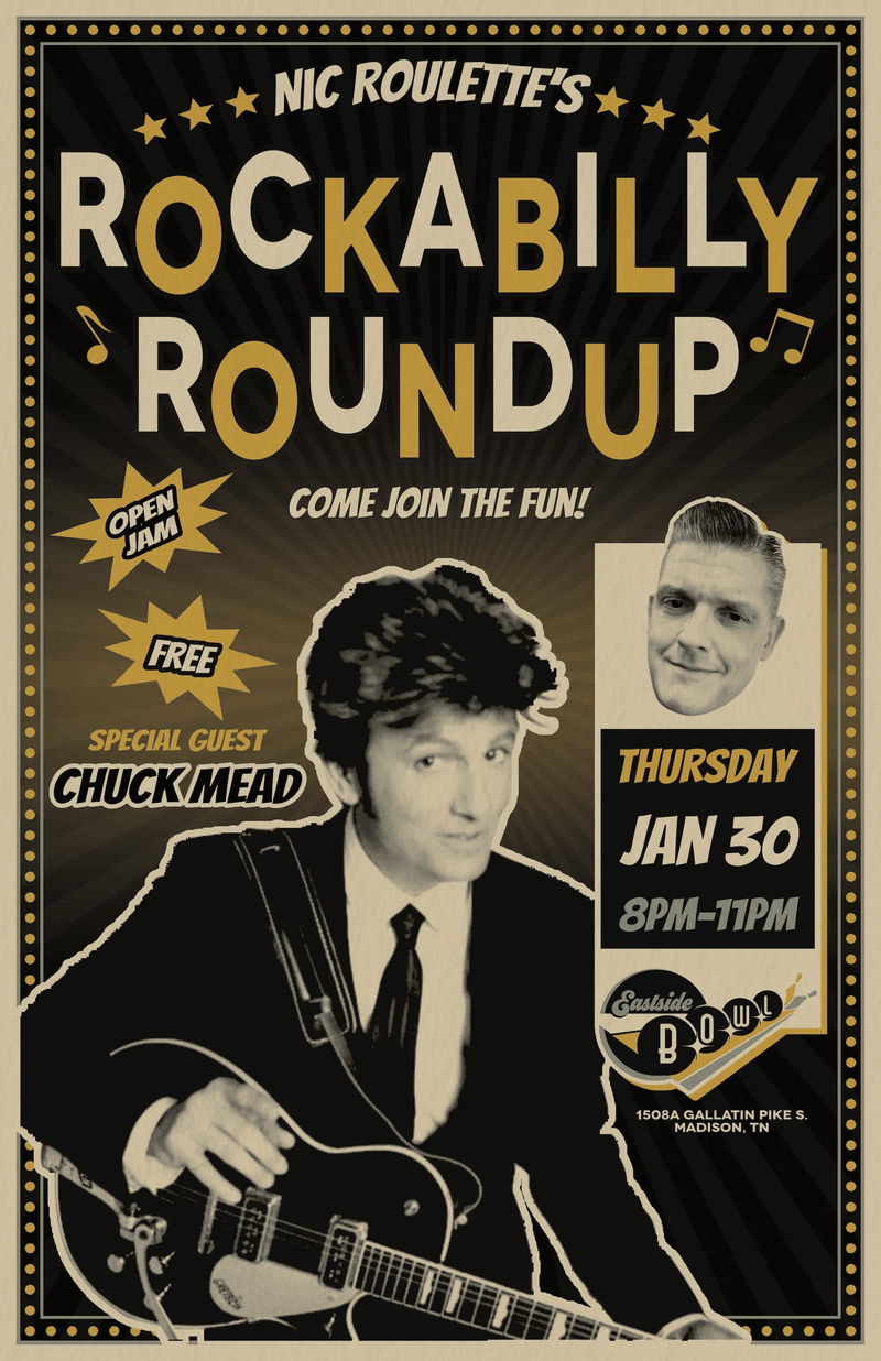 The ’58: Nic Roulette’s Rockabilly Roundup w/ Chuck Mead