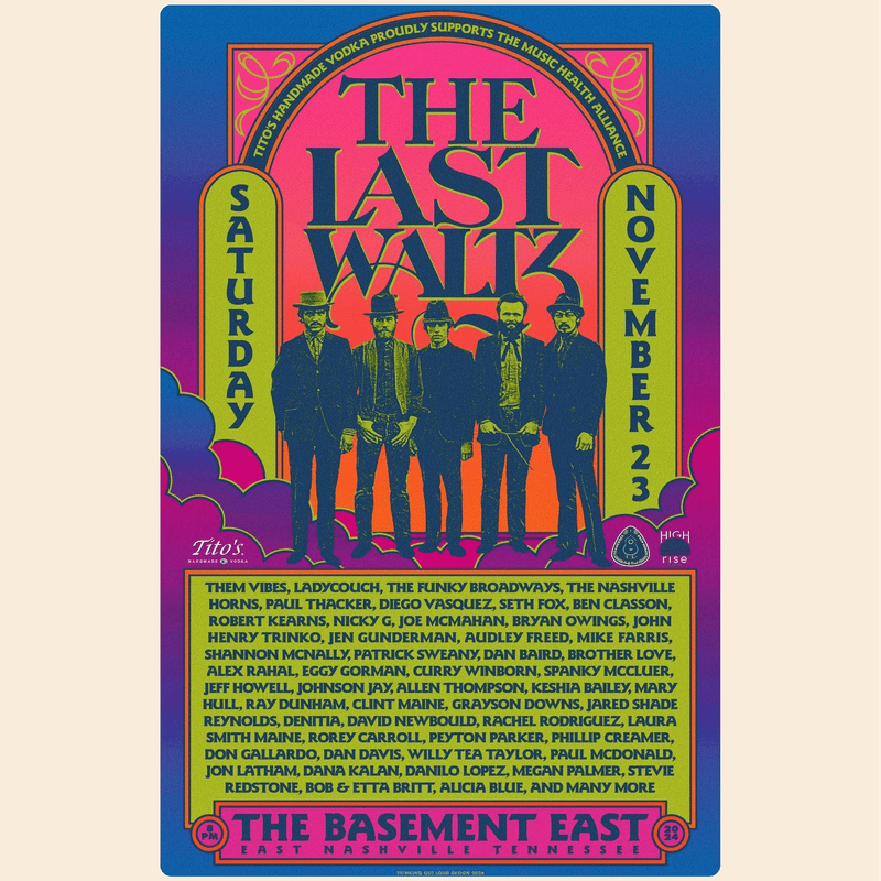 The Last Waltz Tribute: LadyCouch // Them Vibes // Funky Broadways // TBA