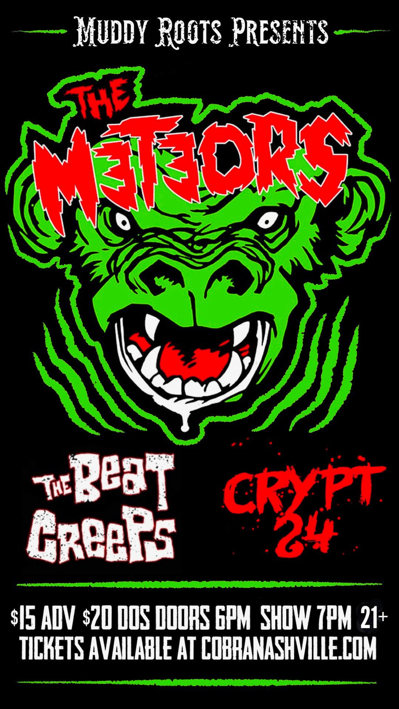 The Meteors // Beat Creeps // Crypt 24