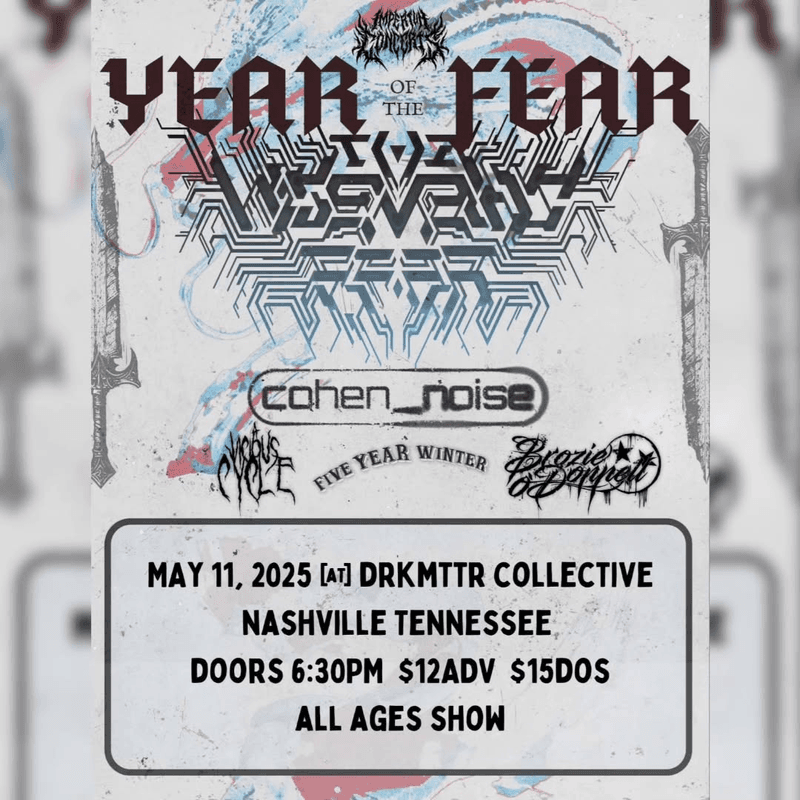 The Wise Man's Fear // Cohen // A Vicious Cycle // Five Year Winter // Brozie O’Donnell