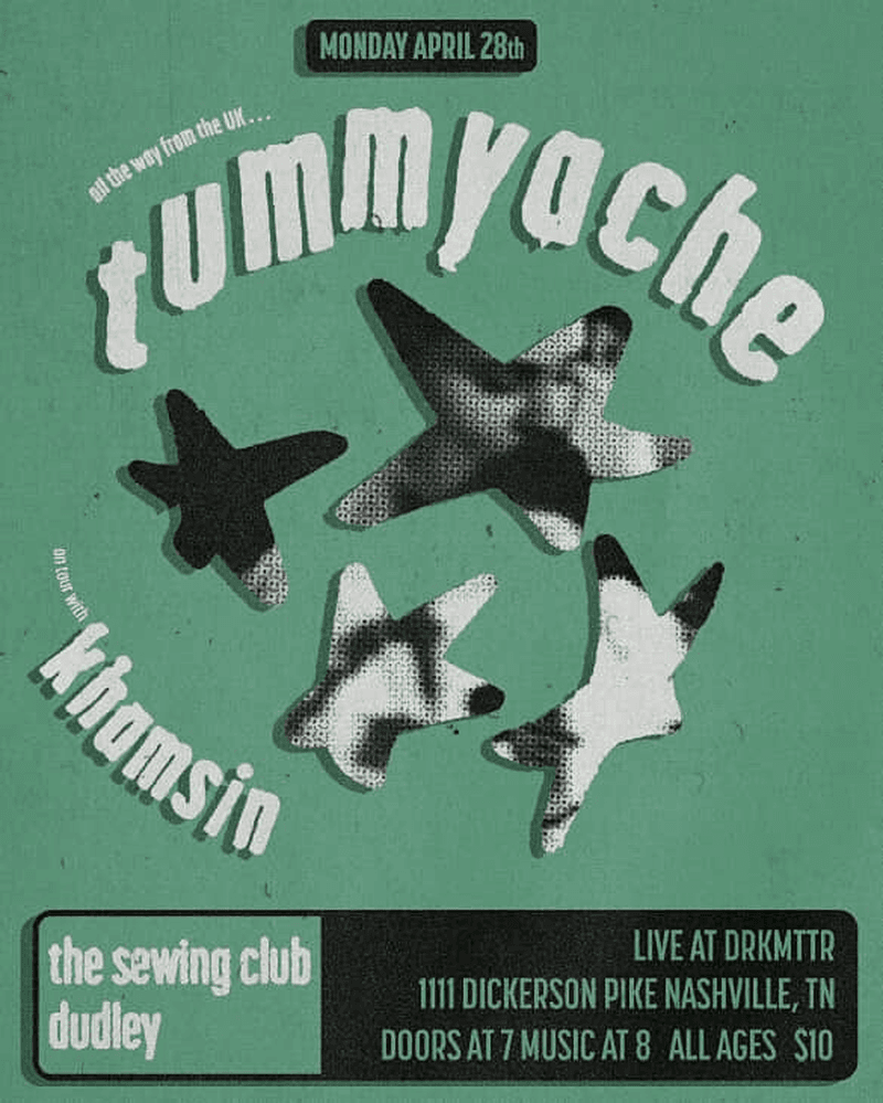 TummyAche // The Sewing Club // Dudley // Khamsin