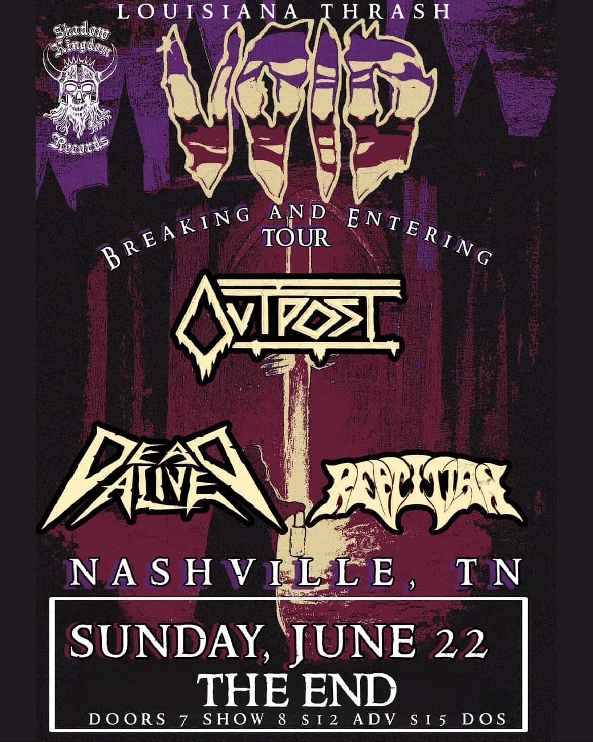 Void // Outpost // Dead Alive // Reptilian