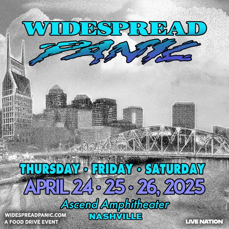 Widespread Panic - 3 Day Ticket