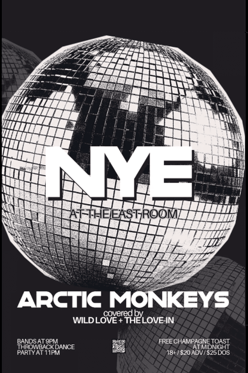 Wild Love & The Love-In Present: Arctic Monkeys Monkeys NYE