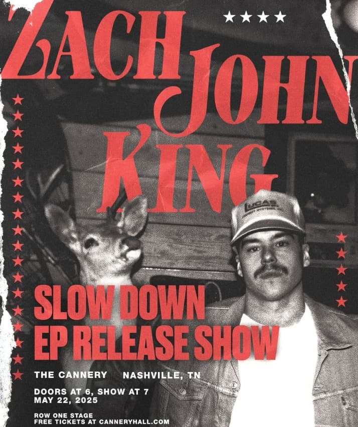 Zach John King -  'Slow Down' EP Release Show