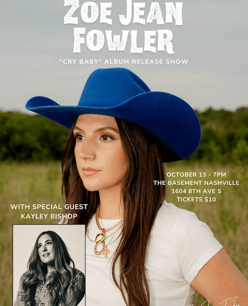 Zoe Jean Fowler- "Cry Baby" Album Release Show