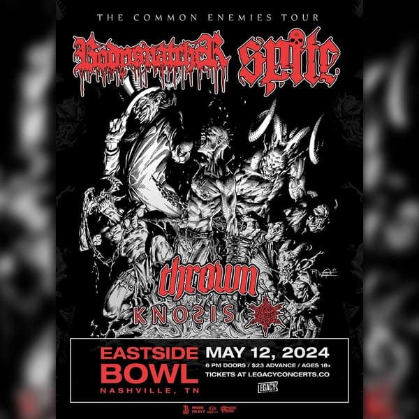 Thrown // Bodysnatcher // Spite @ Eastside Bowl