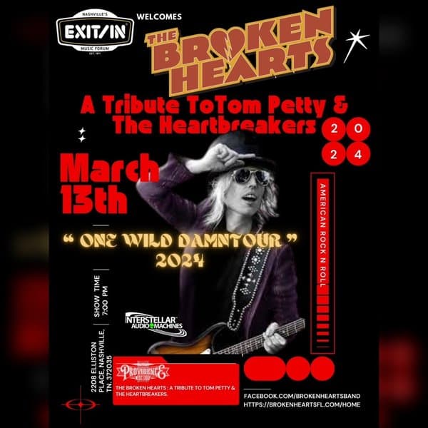 The Broken Hearts: A Tribute To Tom Petty & The Heartbreakers