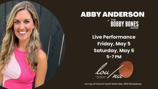Abby Anderson from The Bobby Bones Show Live Performance