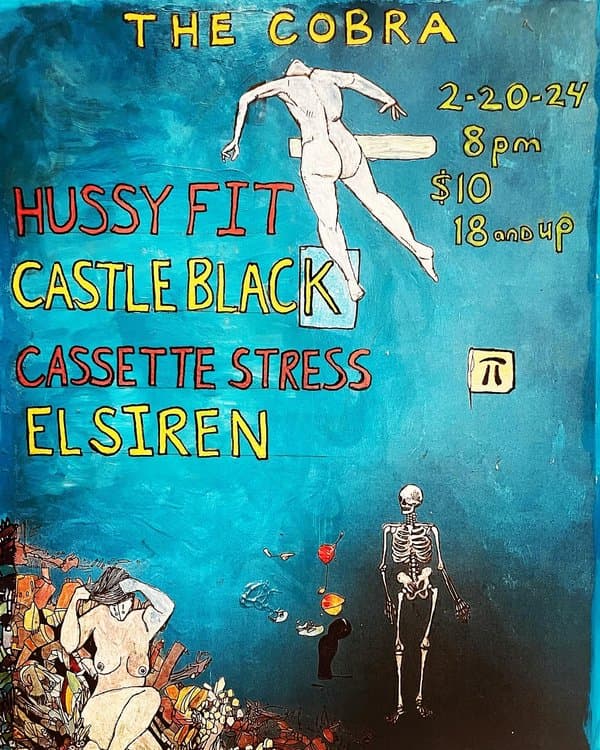 Hussy Fit // Castle Black // Cassette Stress // el SIREN