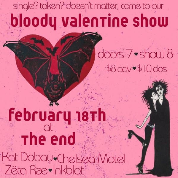 Kat Dobay w/Chelsea Motel, Zeta Rae & Inkblot